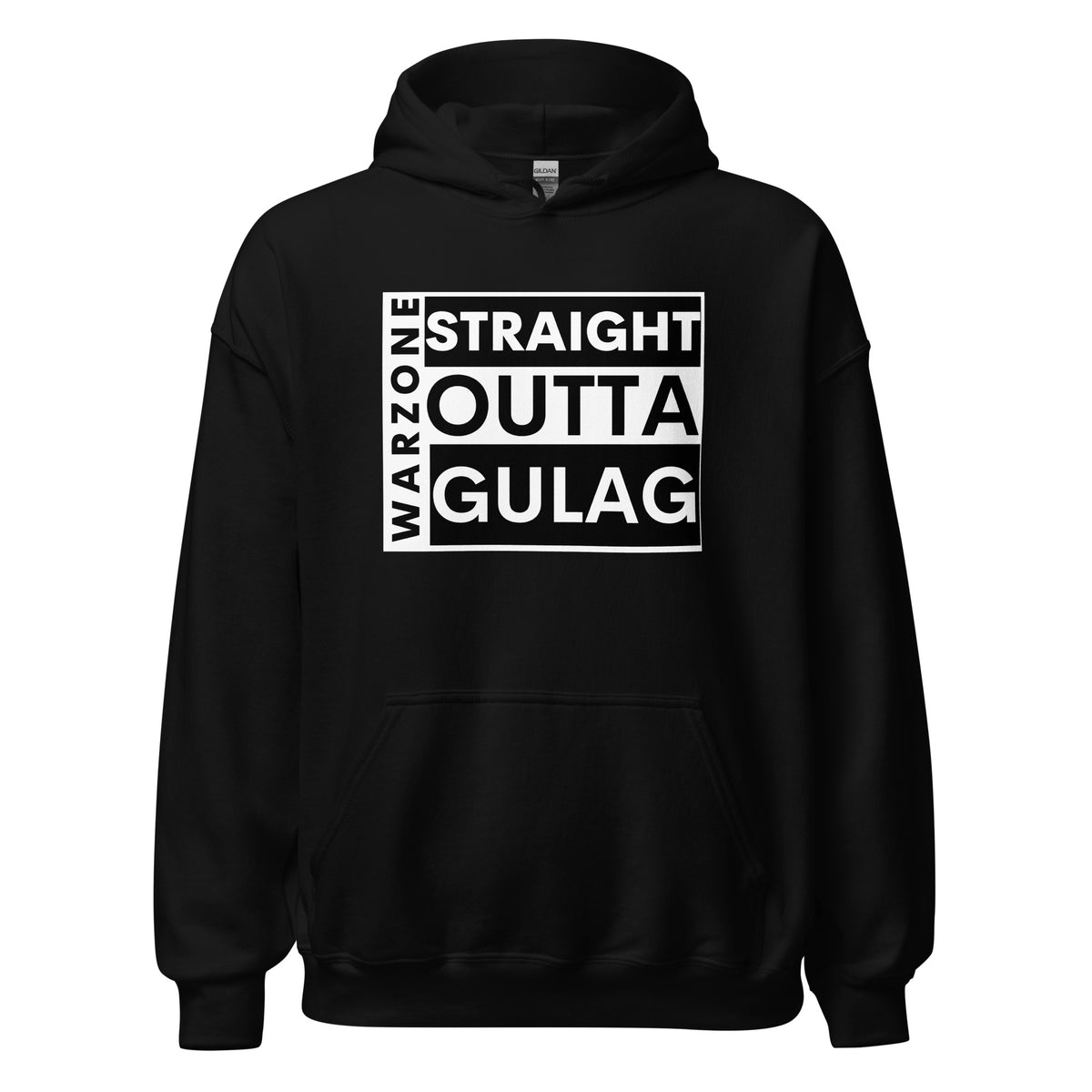 Straight Outta Gulag Black Hoodie