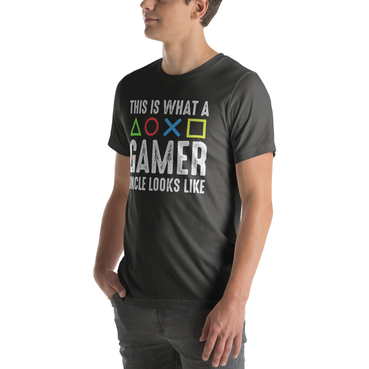 This is What a Gamer Uncle Looks Like | Men's Casual Tee | Gamer Uncle Shirt