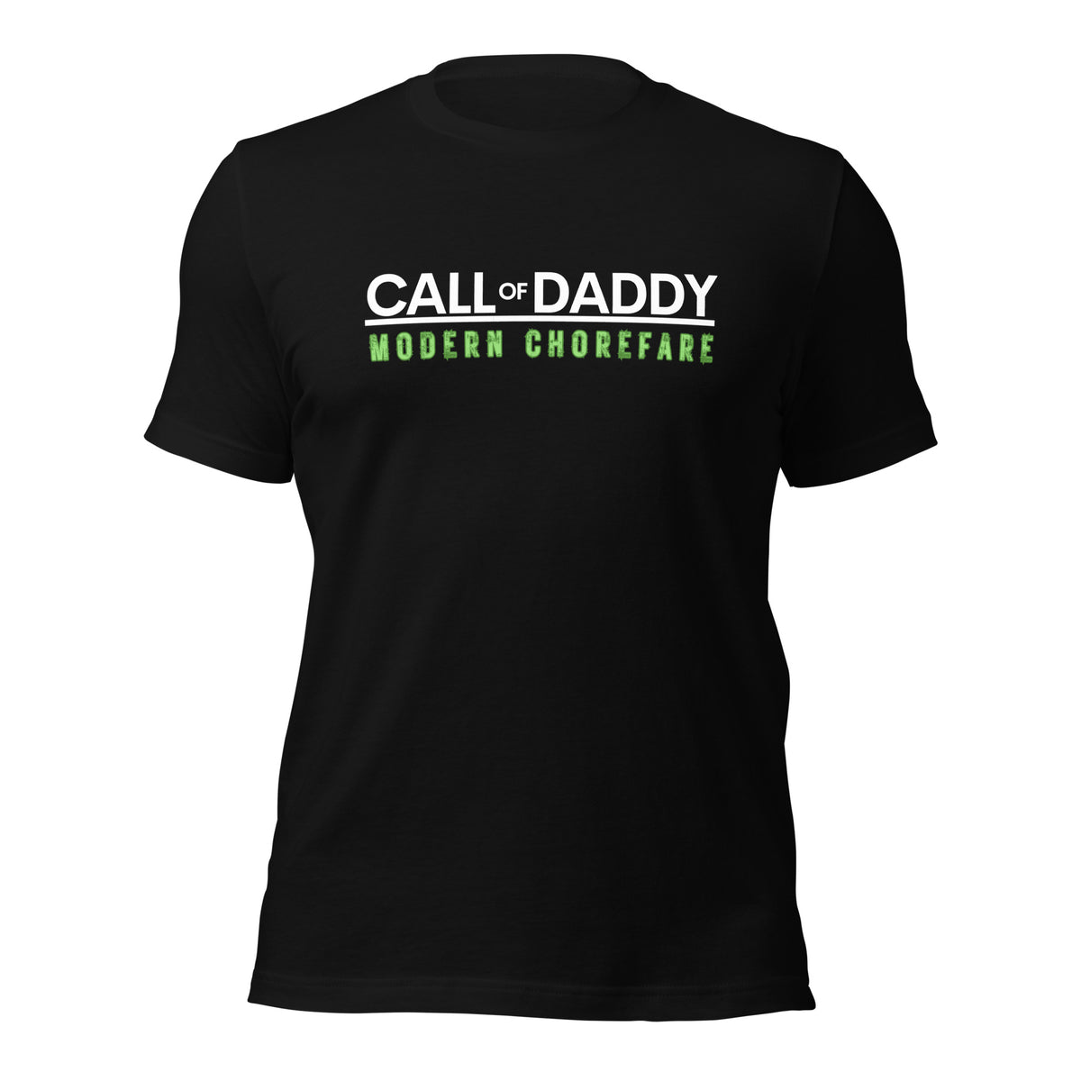 Call of Daddy Modern Chorefare Black Tee