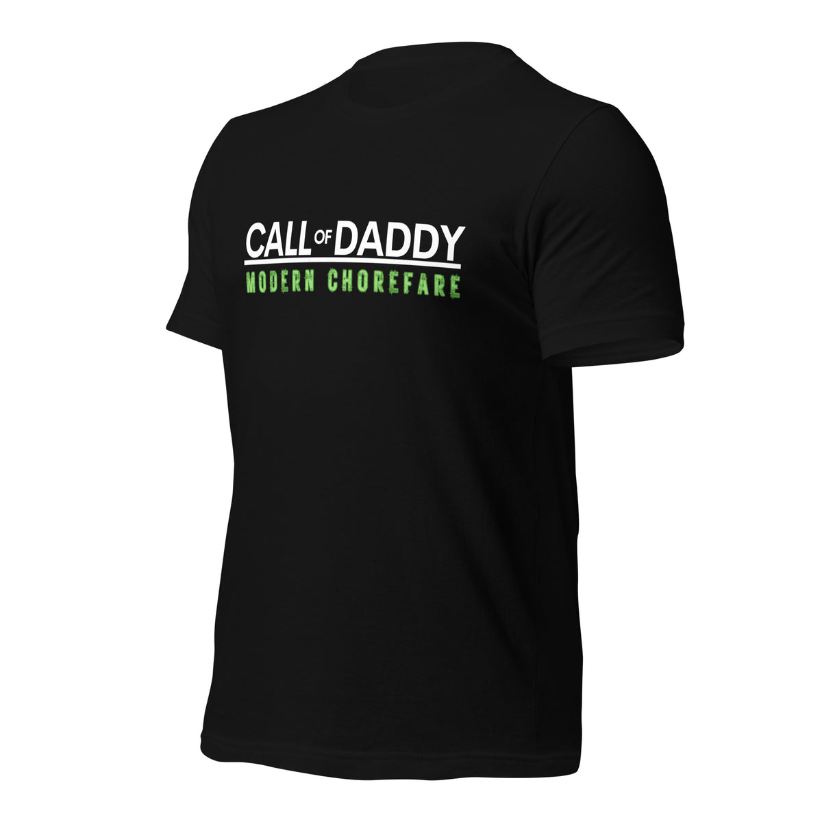 Call of Daddy Modern Chorefare Black Tee