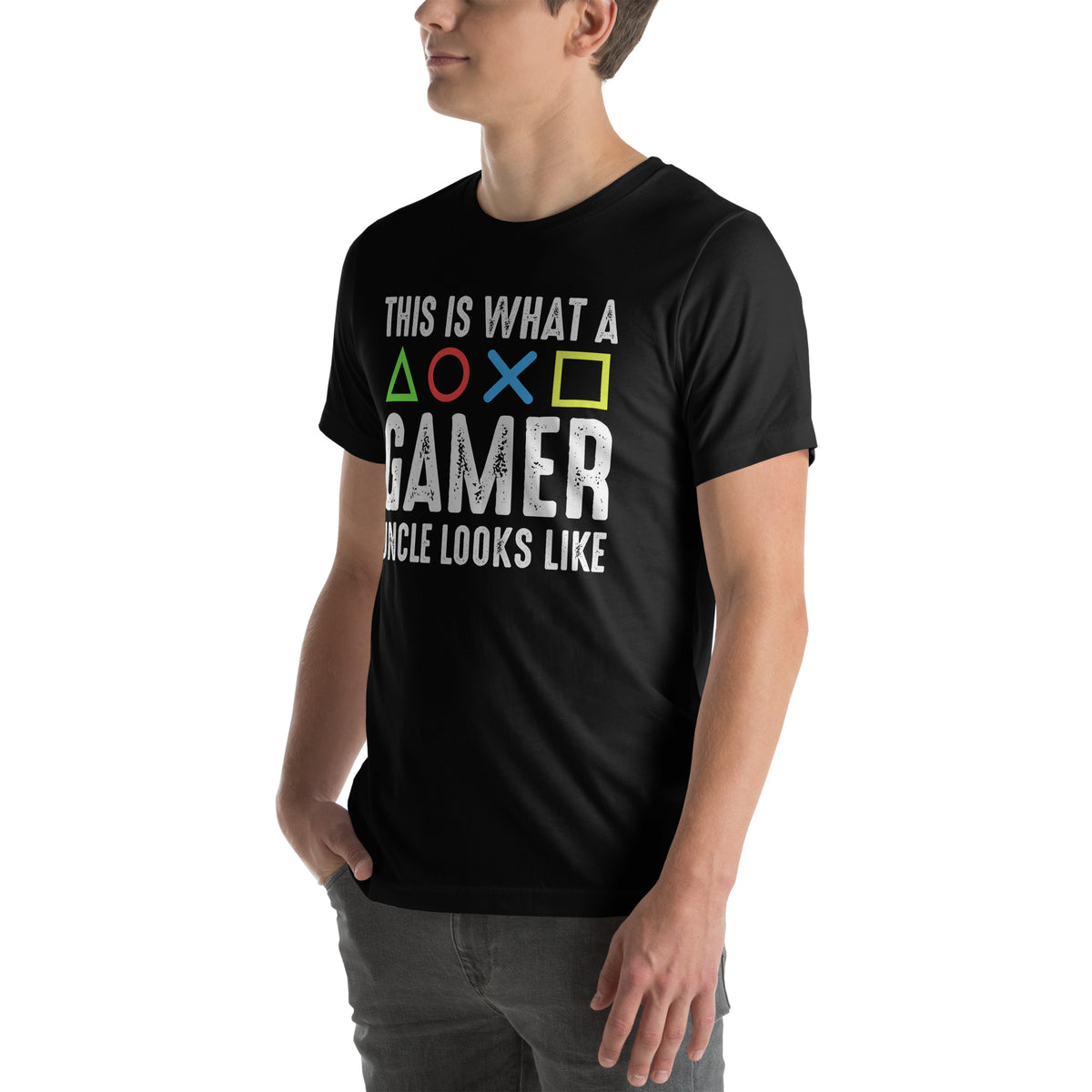 This is What a Gamer Uncle Looks Like | Men's Casual Tee | Gamer Uncle Shirt