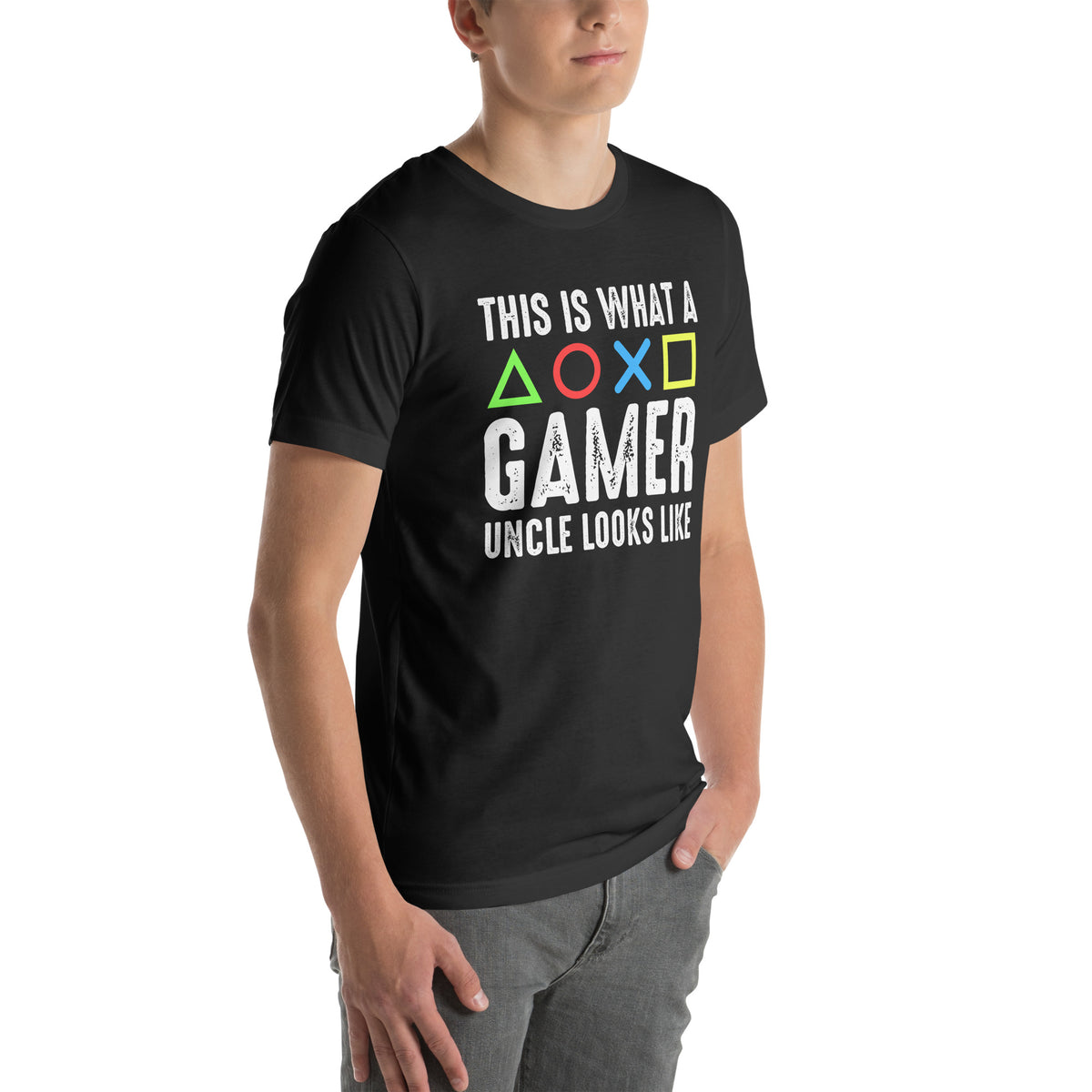 This is What a Gamer Uncle Looks Like | Men's Casual Tee | Gamer Uncle Shirt